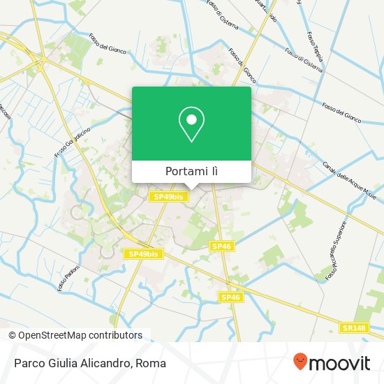 Mappa Parco Giulia Alicandro