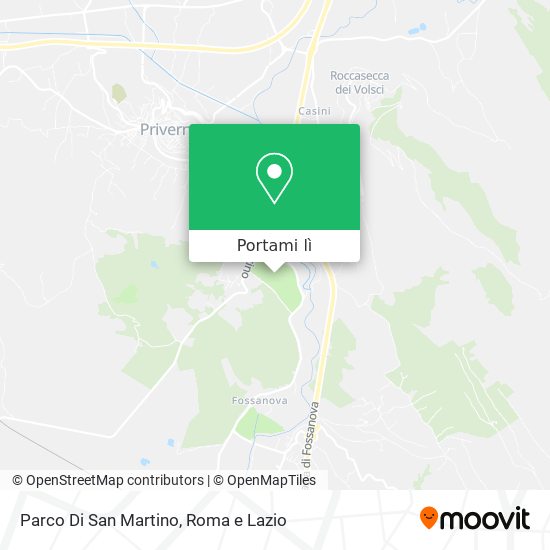 Mappa Parco Di San Martino