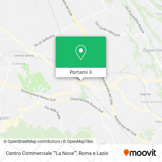 Mappa Centro Commerciale ""La Noce""
