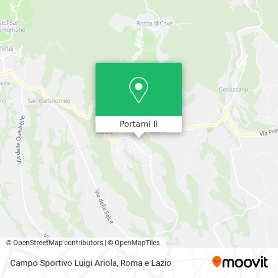 Mappa Campo Sportivo Luigi Ariola