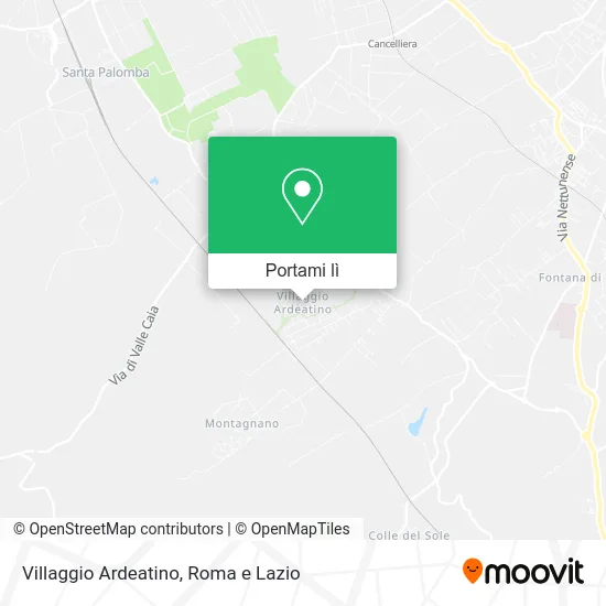 Mappa Villaggio Ardeatino