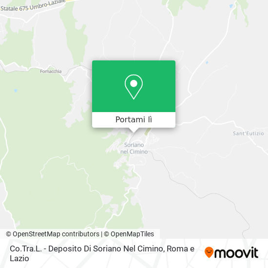 Mappa Co.Tra.L. - Deposito Di Soriano Nel Cimino