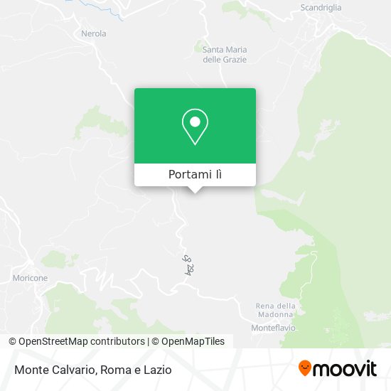 Mappa Monte Calvario