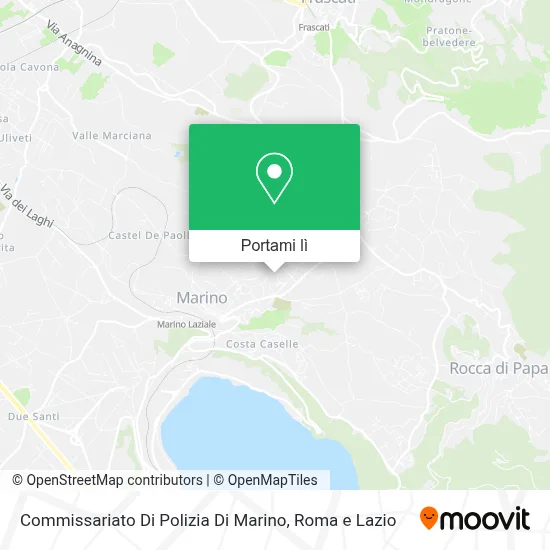 Mappa Commissariato Di Polizia Di Marino