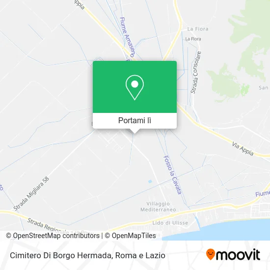 Mappa Cimitero Di Borgo Hermada