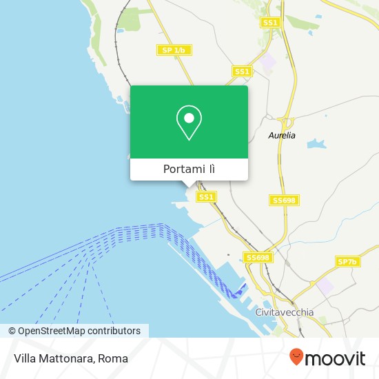 Mappa Villa Mattonara