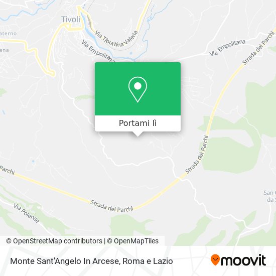 Mappa Monte Sant'Angelo In Arcese