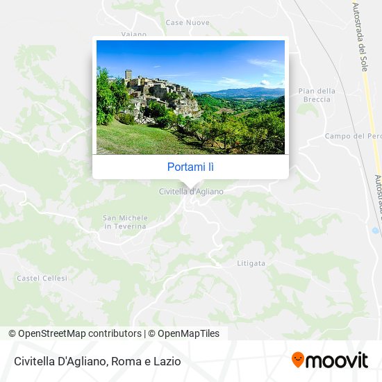 Mappa Civitella D'Agliano