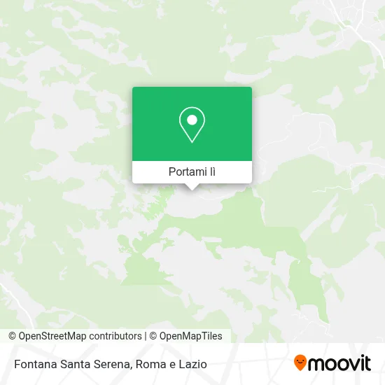 Mappa Fontana Santa Serena
