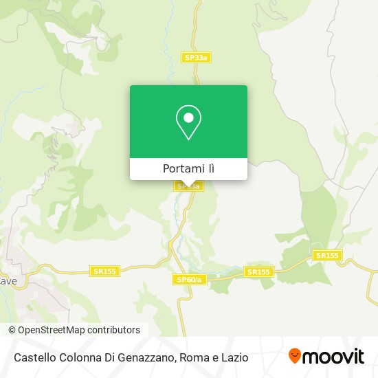 Mappa Castello Colonna Di Genazzano