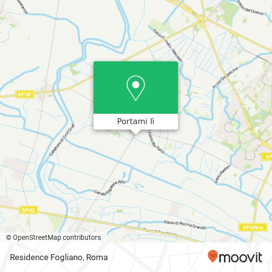 Mappa Residence Fogliano