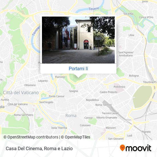 Mappa Casa Del Cinema