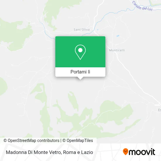 Mappa Madonna Di Monte Vetro