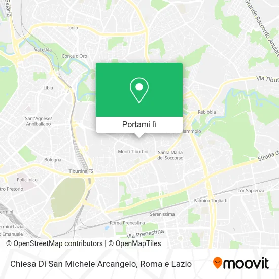 Mappa Chiesa Di San Michele Arcangelo