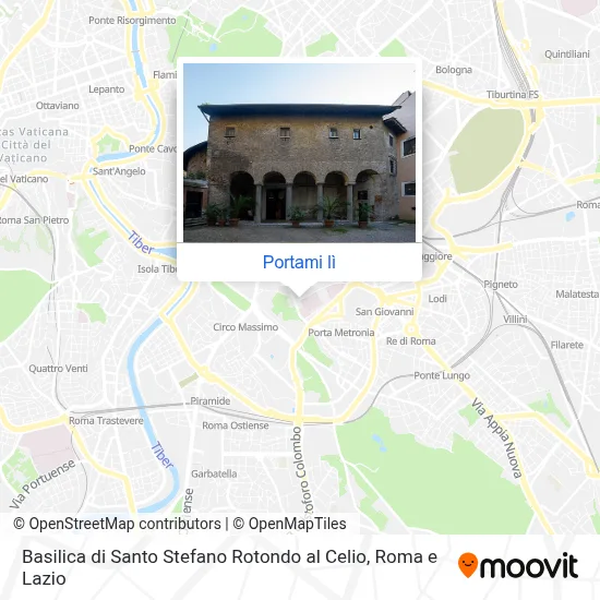 Mappa Basilica di Santo Stefano Rotondo al Celio
