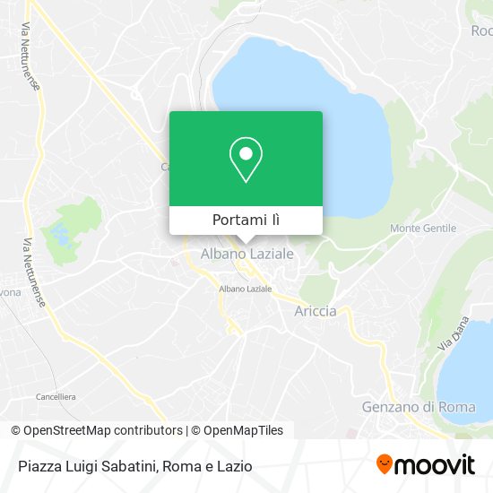 Mappa Piazza Luigi Sabatini