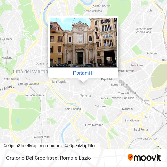 Mappa Oratorio Del Crocifisso