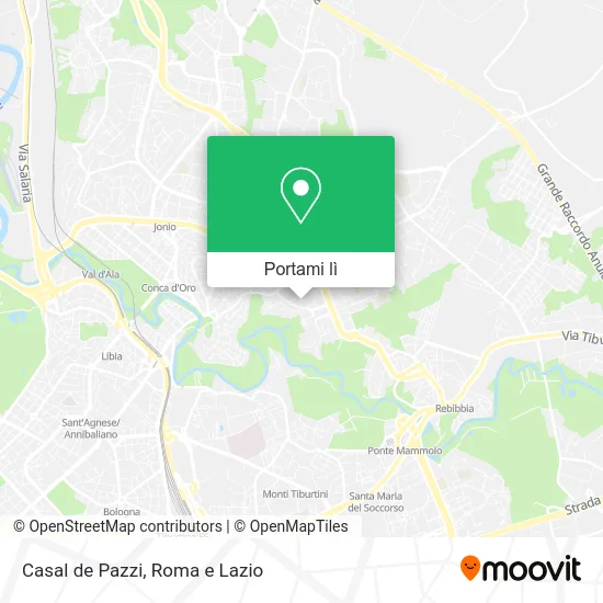 Mappa Casal de Pazzi