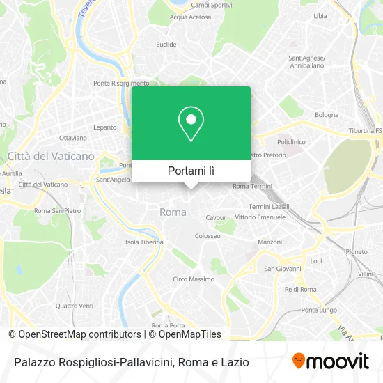 Mappa Palazzo Rospigliosi-Pallavicini