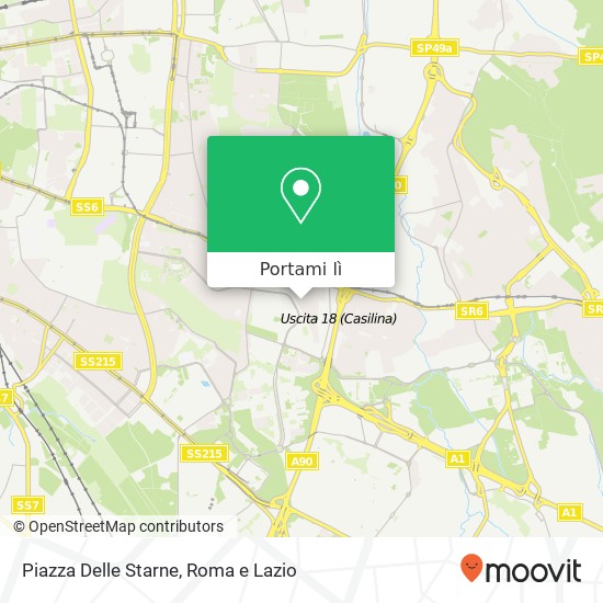 Mappa Piazza Delle Starne