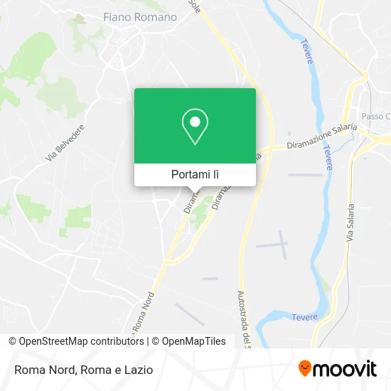Mappa Roma Nord