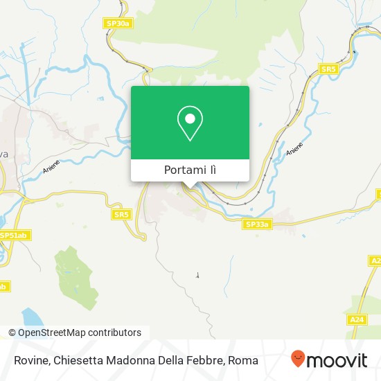 Mappa Rovine, Chiesetta Madonna Della Febbre