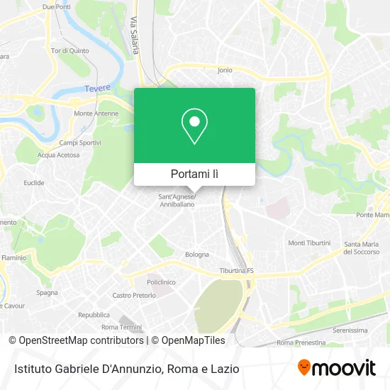 Mappa Istituto Gabriele D'Annunzio