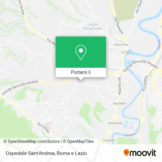 Mappa Ospedale Sant'Andrea