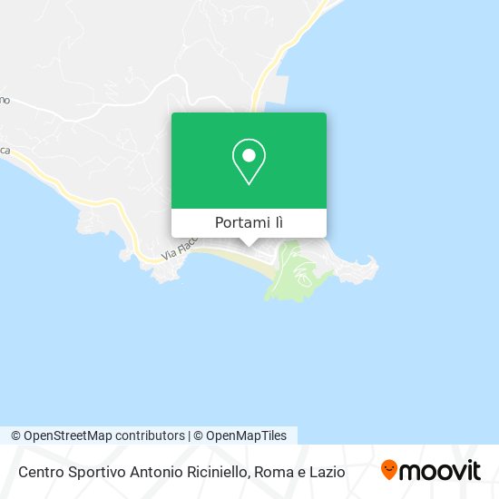 Mappa Centro Sportivo Antonio Riciniello