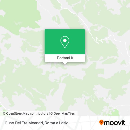 Mappa Ouso Dei Tre Meandri