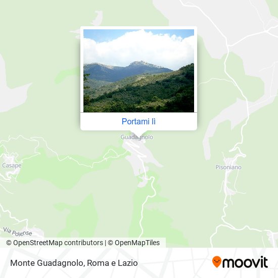Mappa Monte Guadagnolo