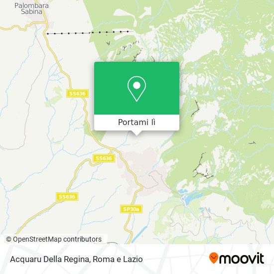 Mappa Acquaru Della Regina