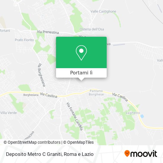 Mappa Deposito Metro C Graniti