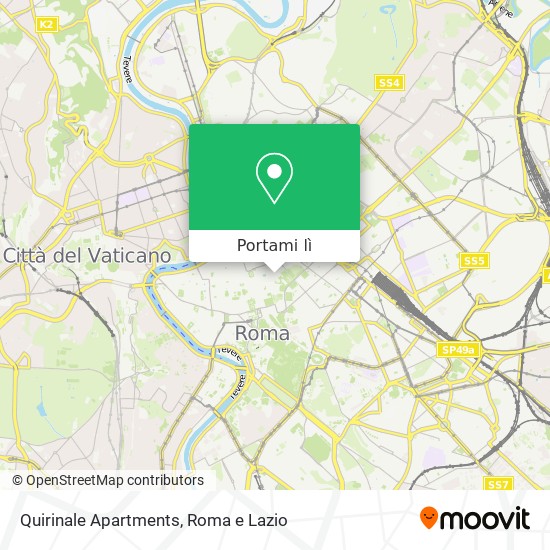 Mappa Quirinale Apartments