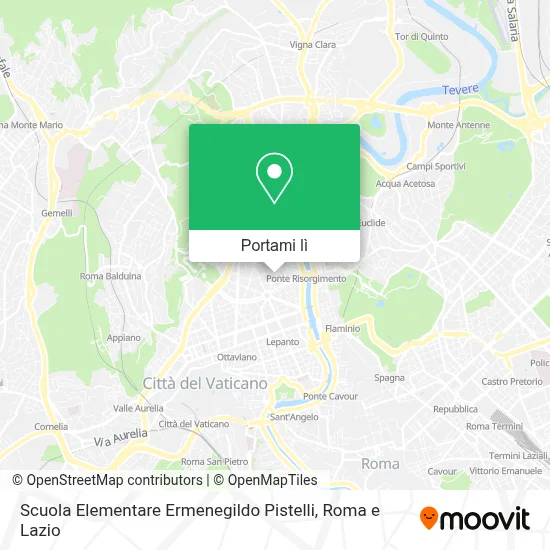 Mappa Scuola Elementare Ermenegildo Pistelli