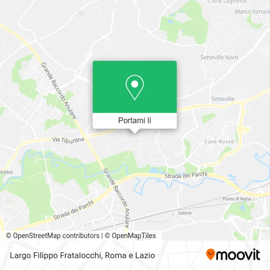 Mappa Largo Filippo Fratalocchi