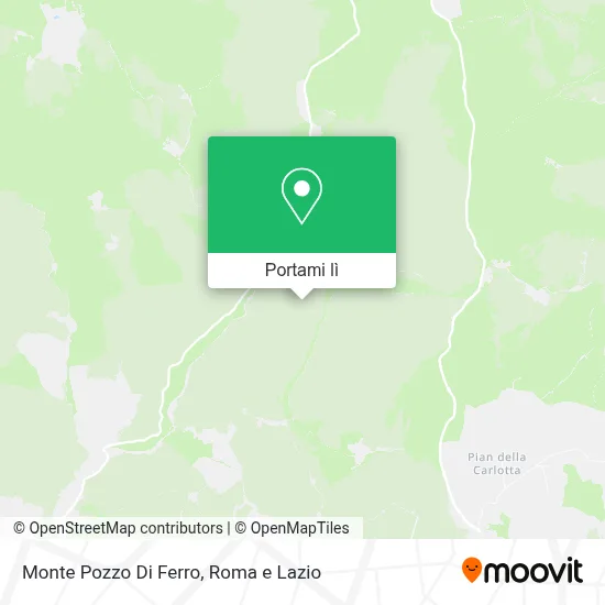 Mappa Monte Pozzo Di Ferro