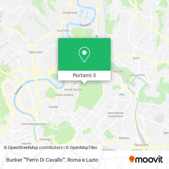 Mappa Bunker ""Ferro Di Cavallo""