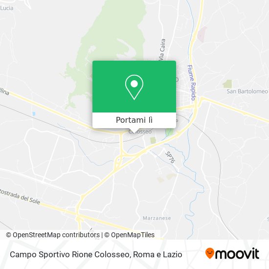 Mappa Campo Sportivo Rione Colosseo