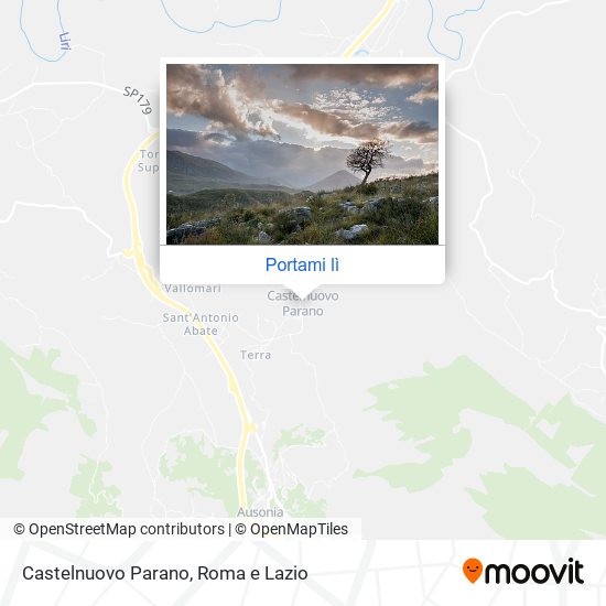 Mappa Castelnuovo Parano