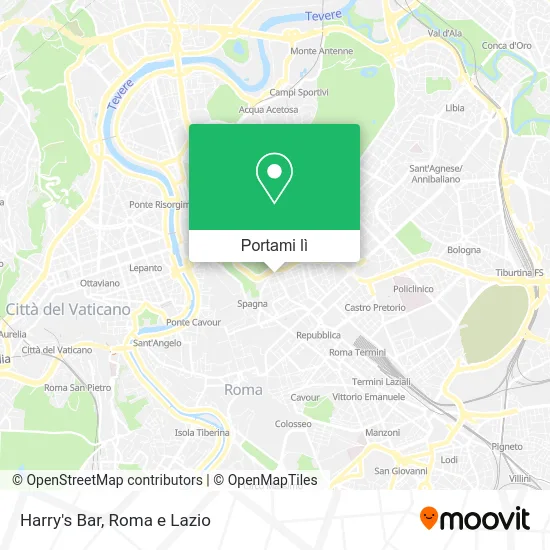 Mappa Harry's Bar
