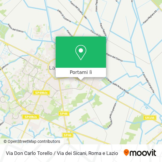Mappa Via Don Carlo Torello / Via dei Sicani