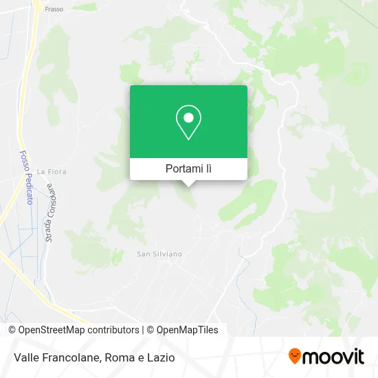 Mappa Valle Francolane
