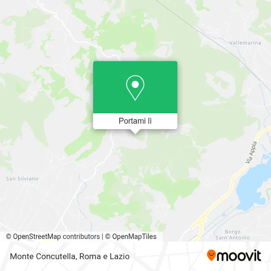 Mappa Monte Concutella