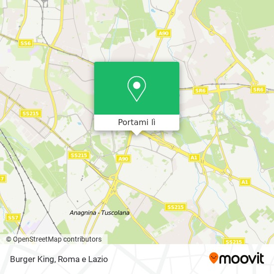 Mappa Burger King