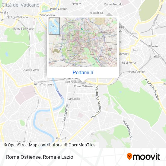 Mappa Roma Ostiense