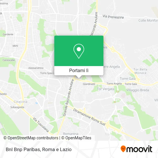 Mappa Bnl Bnp Paribas