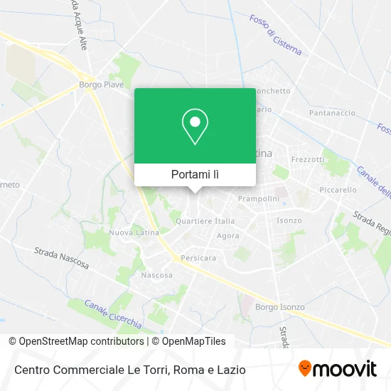 Mappa Centro Commerciale Le Torri