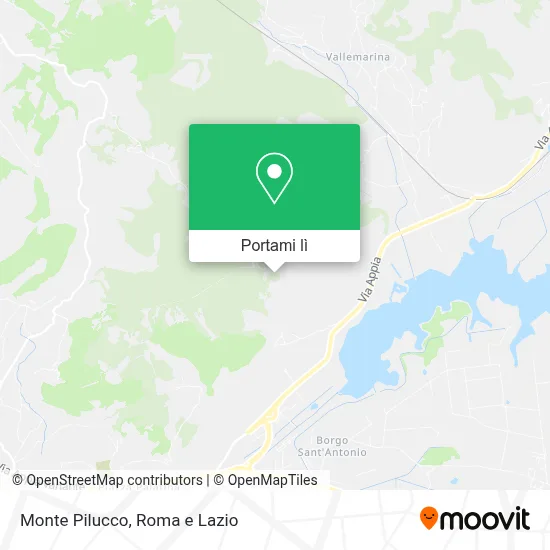 Mappa Monte Pilucco