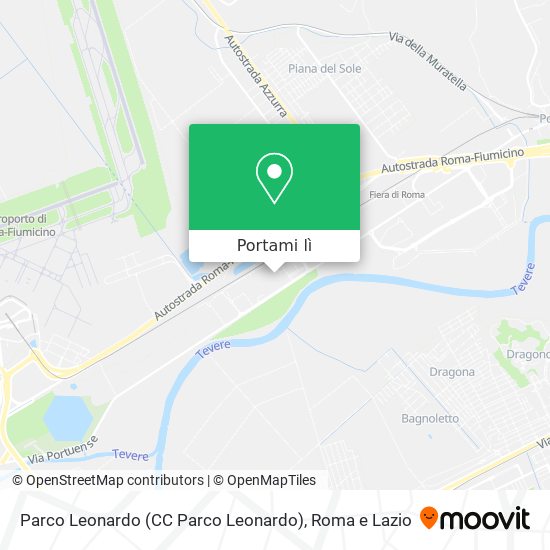 Mappa Parco Leonardo (CC Parco Leonardo)